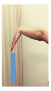 サーブ トス イップス　手首の検査と調整　手首の屈曲